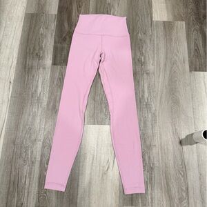 lululemon athletica High-Waist Pink Leggings Size 4